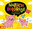 Okadka ksizki - Maluch koloruje i poznaje zwierzta