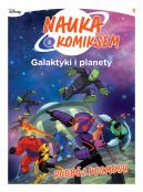 Okadka ksizki - Nauka z komiksem. Galaktyki i planety. Podbj Kosmosu. Tom 3
