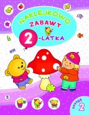 Okładka ksiązki - Naklejkowo. Zabawy 2-latka