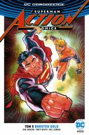 Okadka ksizki - Superman  Action Comics  Booster Gold, tom 5. DC Odrodzenie