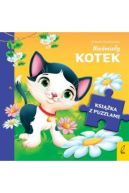 Okadka - Niemiay kotek. Ksika z puzzlami