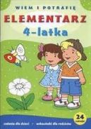 Okładka książki - Elementarz 4-latka