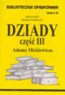 Okładka - Dziady część III - opracowanie