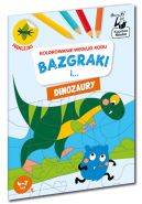 Okadka - Kolorowanie wedug kodu. Bazgraki i dinozaury. Kapitan Nauka