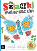 Okadka - Szlaczki zwierzaczki. Edukacyjna ksieczka z naklejkami