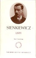 Okadka ksizki - Sienkiewicz. Listy. Tom I. Cz druga 