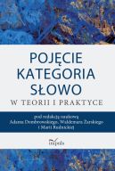 Okadka - Pojcie  kategoria  sowo w teorii i praktyce
