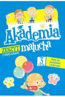 Okładka - Akademia malucha. 3-latek bawi się kształtami i kolorami