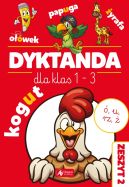 Okładka - Dyktanda dla klas 1-3. Ćwiczenia z 