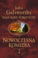 Okadka ksizki - Saga rodu Forsyte`w. Nowoczesna komedia 2 Milczce zaloty. Srebrna yka