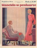 Okadka - Manekin w peniuarze. Moda w II RP