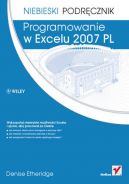 Okadka ksizki - Programowanie w Excelu 2007 PL Niebieski podrcznik