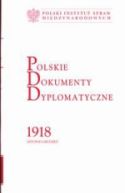 Okadka - Polskie Dokumenty Dyplomatyczne 1918 (listopad-grudzie)