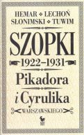 Okadka ksizki - Szopki polityczne Cyrulika Warszawskiego i Pikadora 1922-1931
