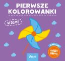 Okadka ksizki - Pierwsze kolorowanki. W domu