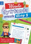 Okadka ksizki - Wesoe dyktanda ucznia klasy 1