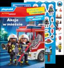 Okadka - Playmobil Action Heroes. Plamobil Action Heroes. Tatuae i naklejki. Akcje w miecie