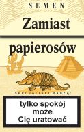 Ok�adka ksi�zki - Zamiast papieros�w. Tylko spok�j mo�e Ci� uratowa�