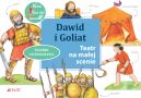 Okadka ksizki - Dawid i Goliat. Teatr na maej scenie. Figurki i scenografia