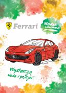 Okadka - Ferrari. Wodne kolorowanie