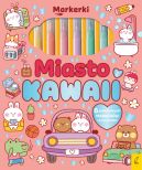 Okadka ksizki - Markerki. Miasto Kawaii