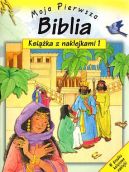 Ok�adka - Moja Pierwsza Biblia. Ksi��ka z naklejkami 1