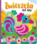 Okładka - Zwierzęta na wsi. Książeczka z miękkim filcem