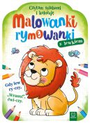 Okadka ksizki - Malowanki rymowanki z lewkiem. Czytam sylabami i koloruj