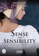 Okadka ksizki - Sense and Sensibility. Rozwana i romantyczna w wersji do nauki angielskiego