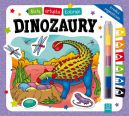 Okadka ksizki - May artysta koloruje dinozaury