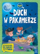 Okadka ksizki - Duch w pakamerze. Due litery. Opowiadania do nauki czytania