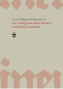 Okładka - Stare druki proweniencji zakonnej w Bibliotece Ossolineum