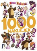 Okadka ksiki - Masza i Niedwied. 1000 naklejek