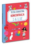 Ok�adka ksi�zki - Teczka edukacyjna. Koncentracja. 5-6 lat. Kapitan Nauka
