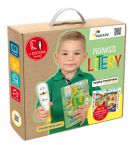 Okadka - Mwica ksika interaktywna Pierwsze litery. zestaw z pirem Kakadu