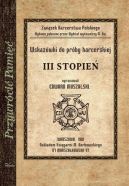Okładka -  Wskazówki do próby harcerskiej. III stopień