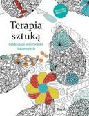 Okadka ksizki - Terapia sztuk. Kolorowanka dla dorosych