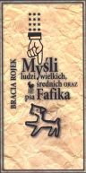 Okadka ksiki - Myli ludzi wielkich, rednich oraz psa Fafika