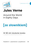 Okadka - Around the World in Eighty Days W 80 dni dookoa wiata z podrcznym sownikiem angielsko-polskim