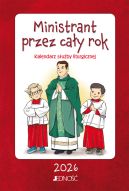 Okadka - Ministrant przez cay rok. Kalendarz suby liturgicznej 2026