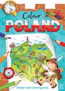 Okadka ksizki - Colour Poland. Sticker and  Colouring Book for Children