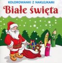 Okadka ksizki - Kolorowanki z naklejkami. Biae wita