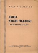 Okadka ksizki - Ksigi narodu polskiego i pielgrzymstwa polskiego