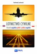 Okadka ksizki - Lotnictwo cywilne . Sownik angielsko-polski i polsko-angielski 