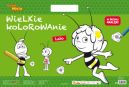 Okadka ksizki - Wielkie kolorowanie. Pszczka Maja
