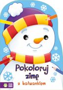 Ok�adka ksi�zki - Pokoloruj zim� z ba�wankiem