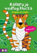Okładka - Koloruję według klucza. Kropka do kropki
