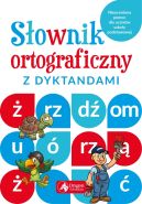 Okładka - Słownik ortograficzny z dyktandami