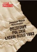 Okadka ksizki - Rozmowy polskie latem roku 1983