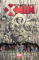 Okadka ksiki - Extraordinary X-Men - Inhumans kontra X-Men